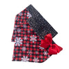 Snowflakes on Buffalo Plaid